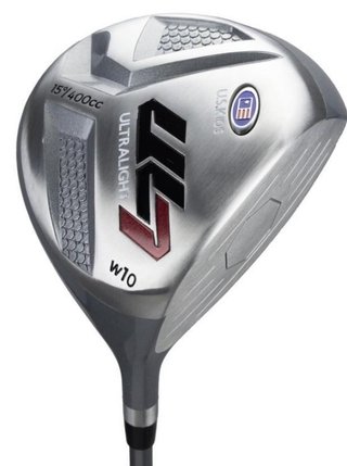 U.S. Kids Golf UL7-60 (152cm) W10 5-Club junior set da golf + stand bag, argento/blu navy/bianco