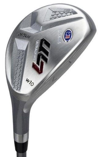U.S. Kids Golf UL7-60 (152cm) W10 5-Club junior set da golf + stand bag, argento/blu navy/bianco