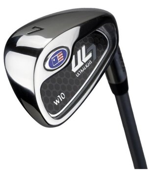 U.S. Kids Golf UL7-60 (152cm) W10 5-Club junior set da golf + stand bag, argento/blu navy/bianco