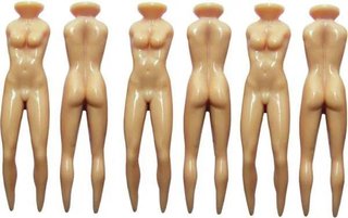 Longridge Strip Teez 76mm tee, set da 6