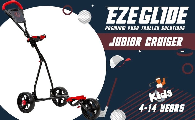 Ezeglide Longridge Junior Cruiser carrello manuale, nero