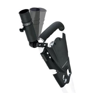 Longridge Universal Trolley Umbrella Holder portaombrello per carrello, nero