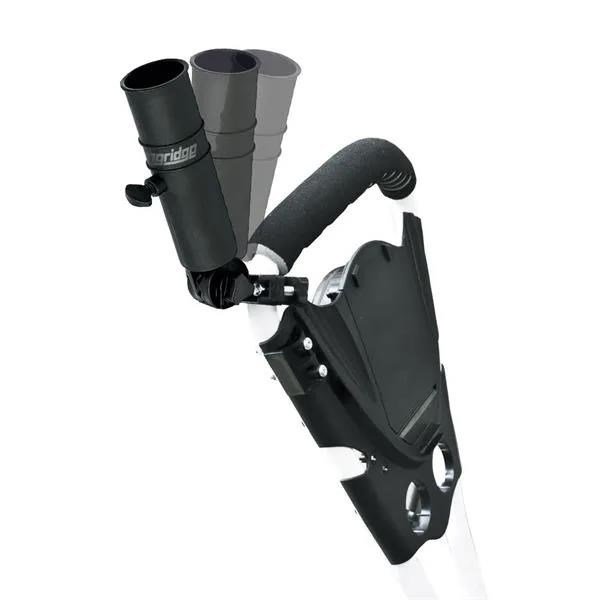 Longridge Universal Trolley Umbrella Holder portaombrello per carrello, nero