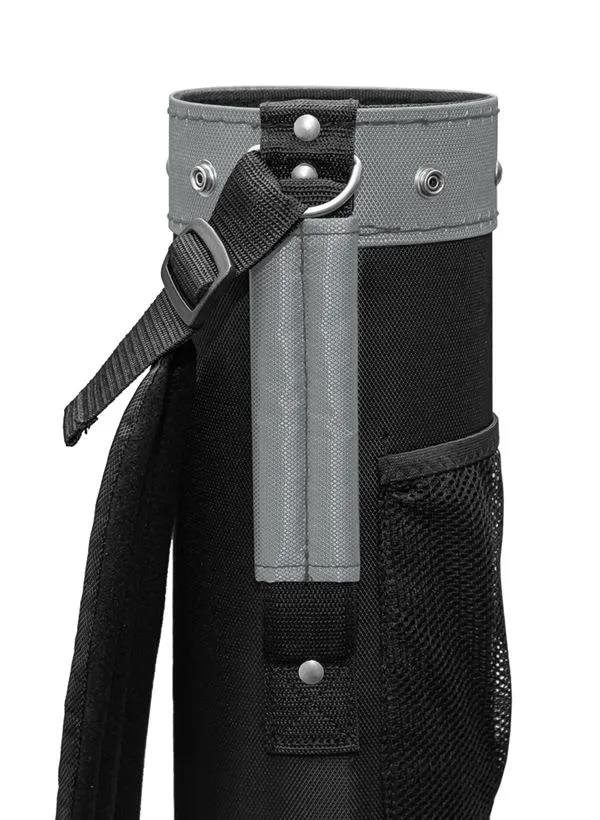 Longridge 5" stand bag, nero/argento