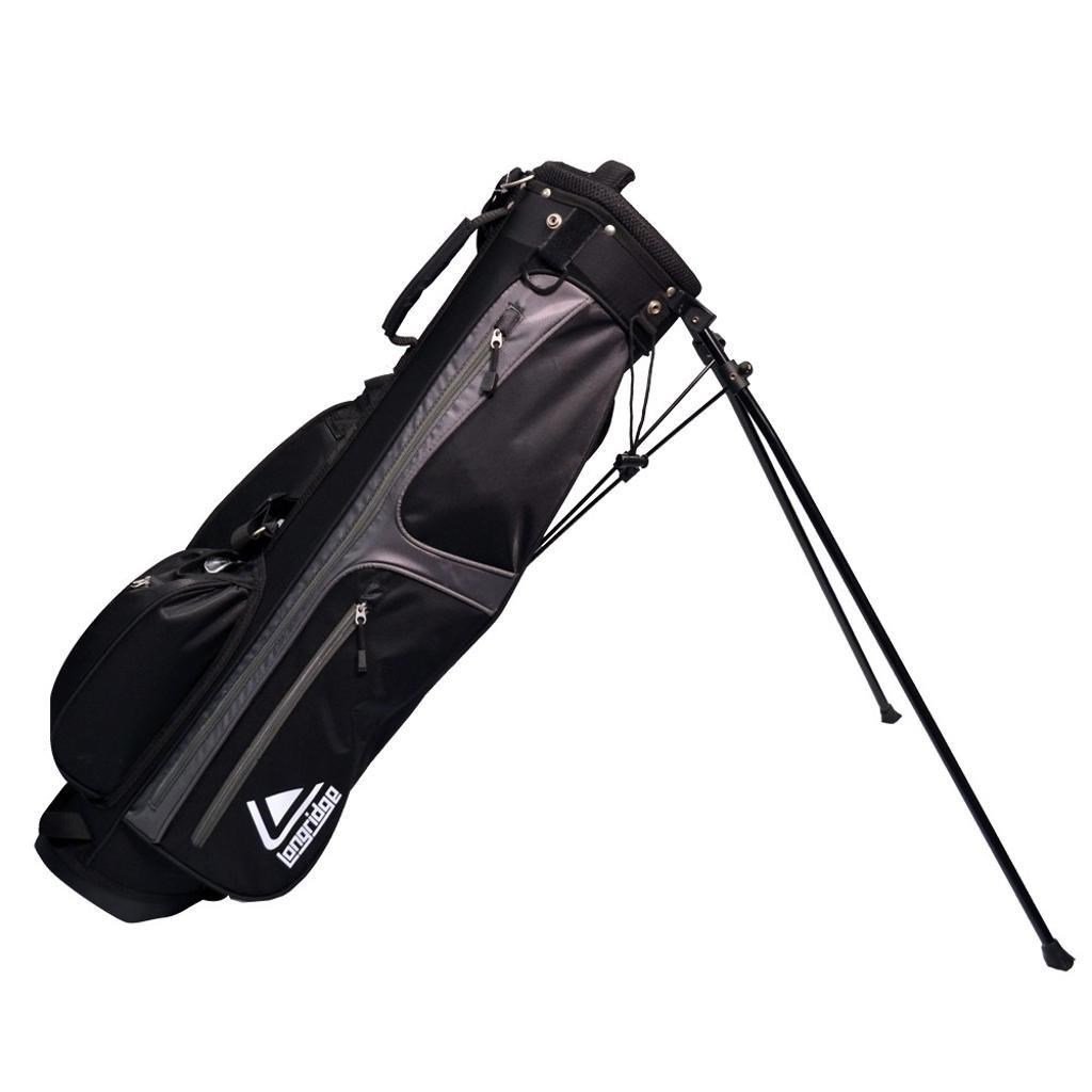 Longridge 6" Weekend stand bag, nero/argento