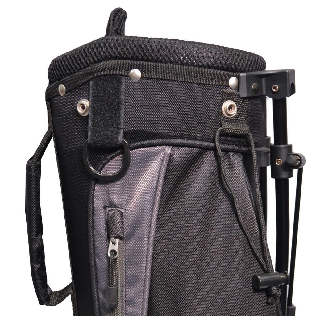 Longridge 6" Weekend stand bag, nero/argento