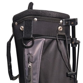 Longridge 6" Weekend stand bag, nero/argento