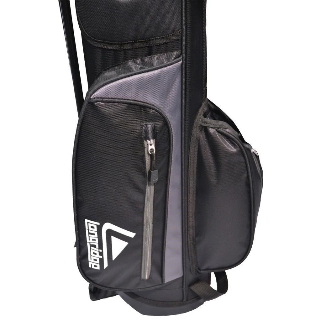 Longridge 6" Weekend stand bag, nero/argento