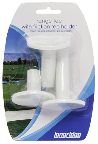 Longridge Rubber Driving Range Tees (3pcs, S, M, L) tee