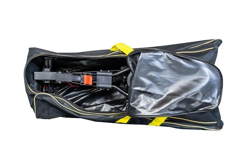 Longridge Golf Trolley Carry Bag, nero/giallo