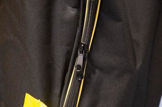 Longridge Golf Trolley Carry Bag, nero/giallo