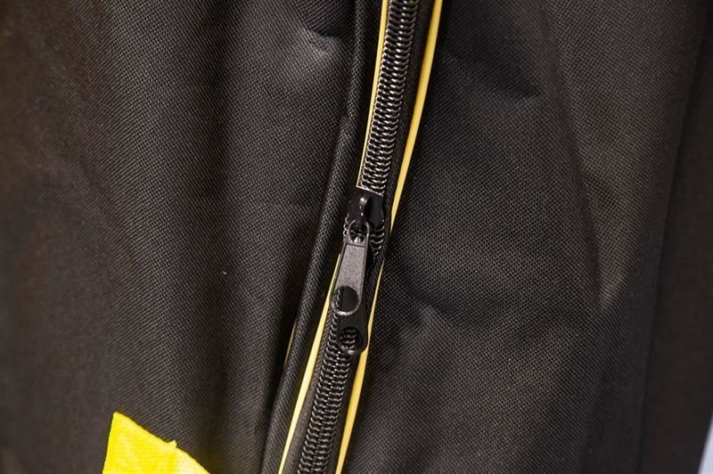 Longridge Golf Trolley Carry Bag, nero/giallo