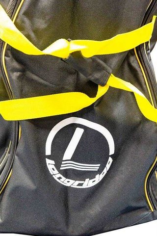 Longridge Golf Trolley Carry Bag, nero/giallo
