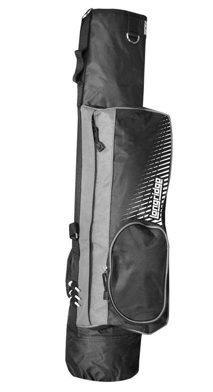 Longridge 5" pencil bag, nero/argento
