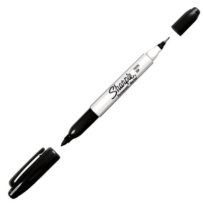 Ostatní Sharpie Twin Tip Permanent Marker nero