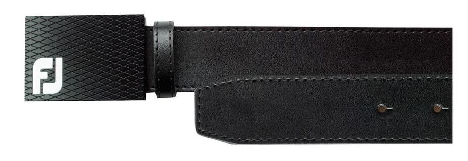 FootJoy Buckle Leather cintura da uomo, nera