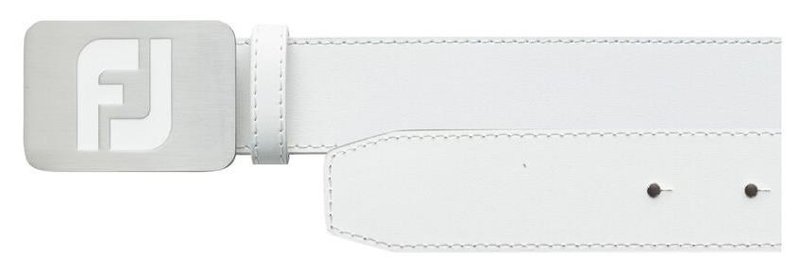 FootJoy Buckle Leather cintura da uomo, bianca