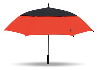 Masters Golf TourDri Colour Burst GR 64" UV ombrello, rosso papavero/nero jet