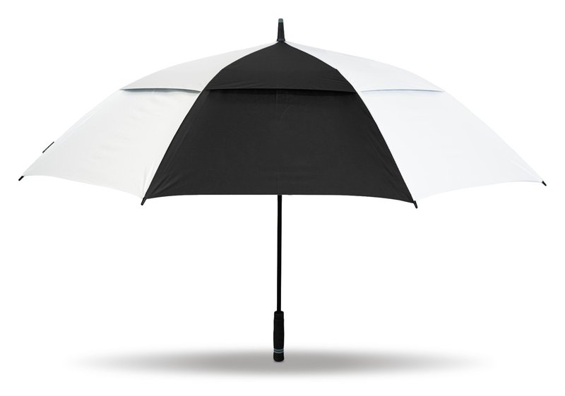 Masters Golf TourDri Classic GR 64" UV ombrello, nero/bianco