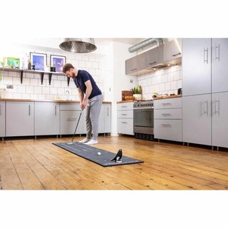 PuttOUT PuttOUT Putting Mat Medium Grey 2,4m