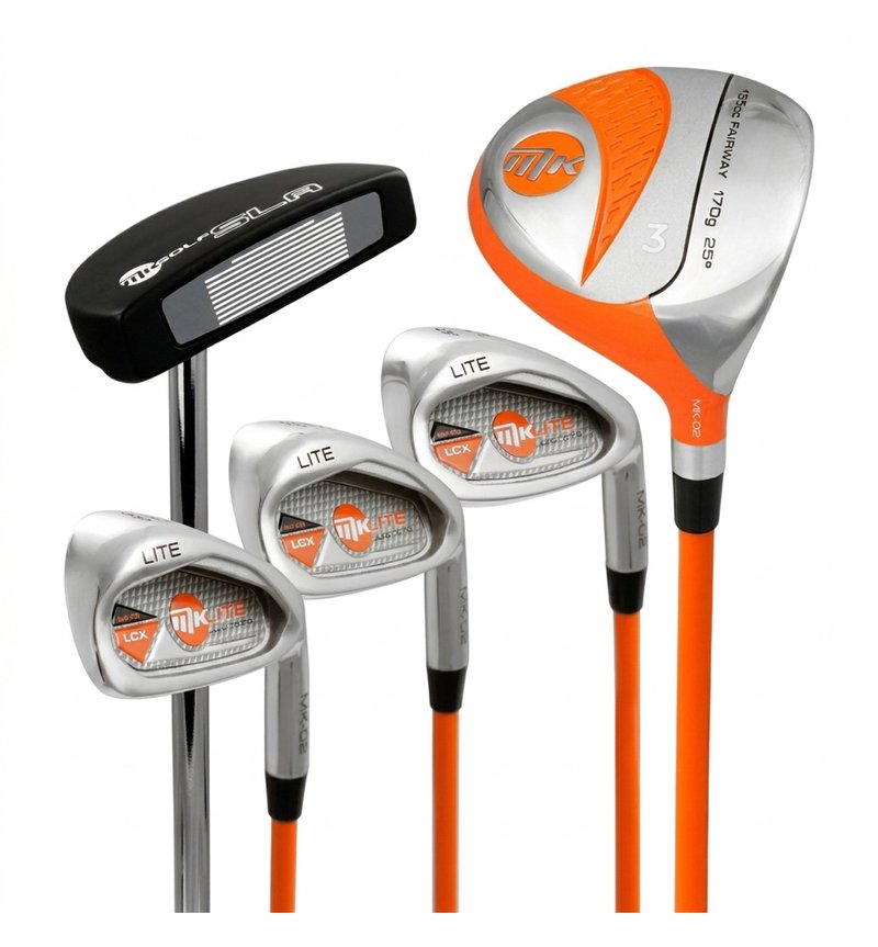 MKids Lite Junior set da golf, grafit, + stand bag, arancione