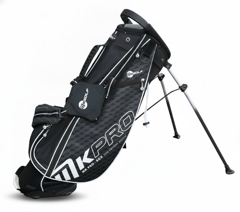 MKids Pro Junior Black 65" (165cm/12-14Y) junior stand bag, nero