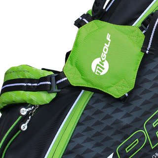 MKids Pro Junior Green 57" (145cm/9-11) stand bag, verde