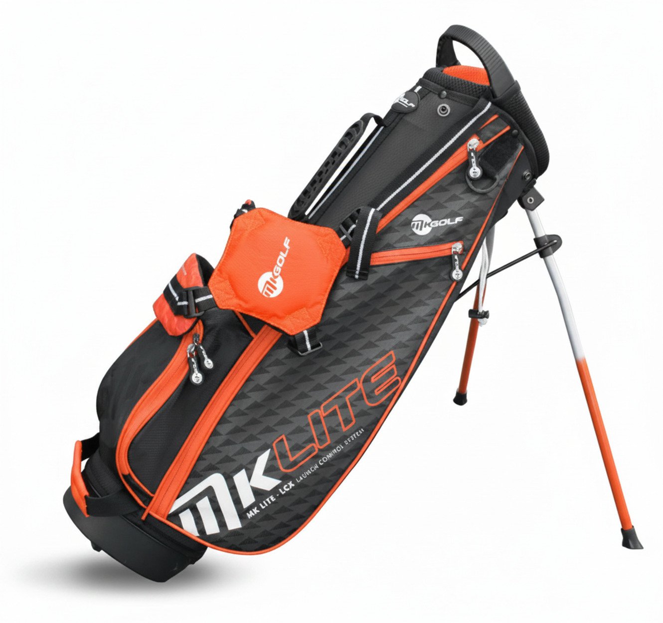 MKids Lite Junior stand bag 49" (125cm/6-8Y), arancione