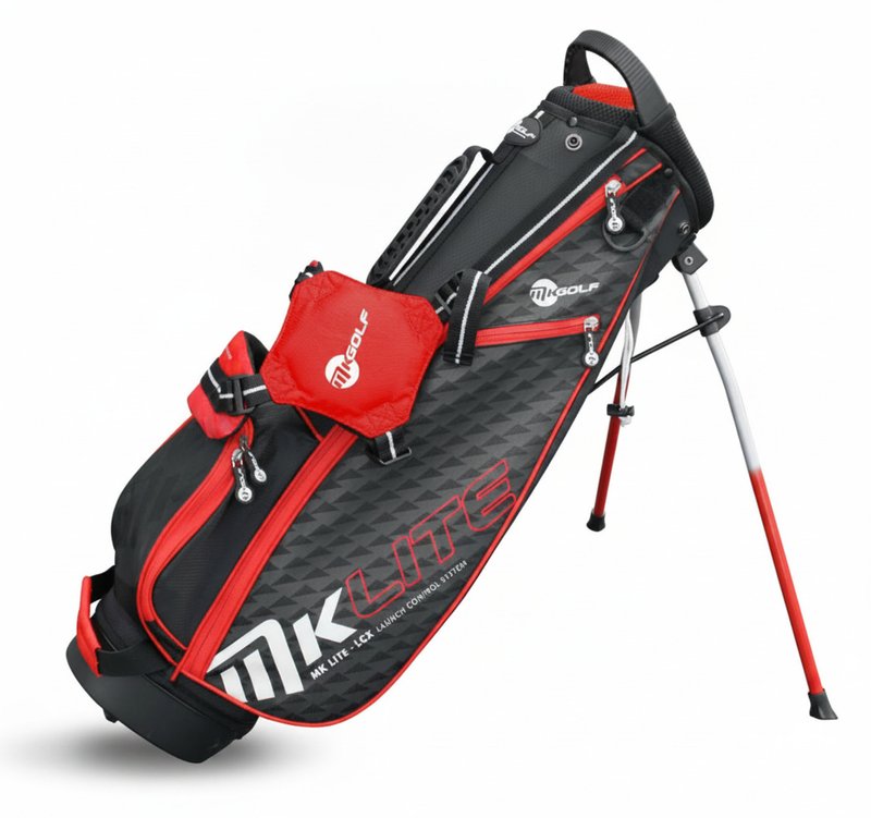 MKids Lite Junior Red 53" (135cm/7-9Y) stand bag junior, rosso
