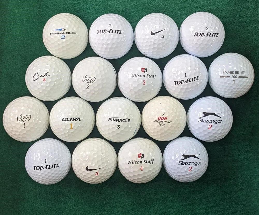 Longridge American 18 Mixed palline da golf usate