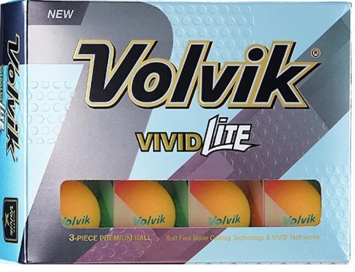 Volvik VIVID Lite palline da golf, arancioni