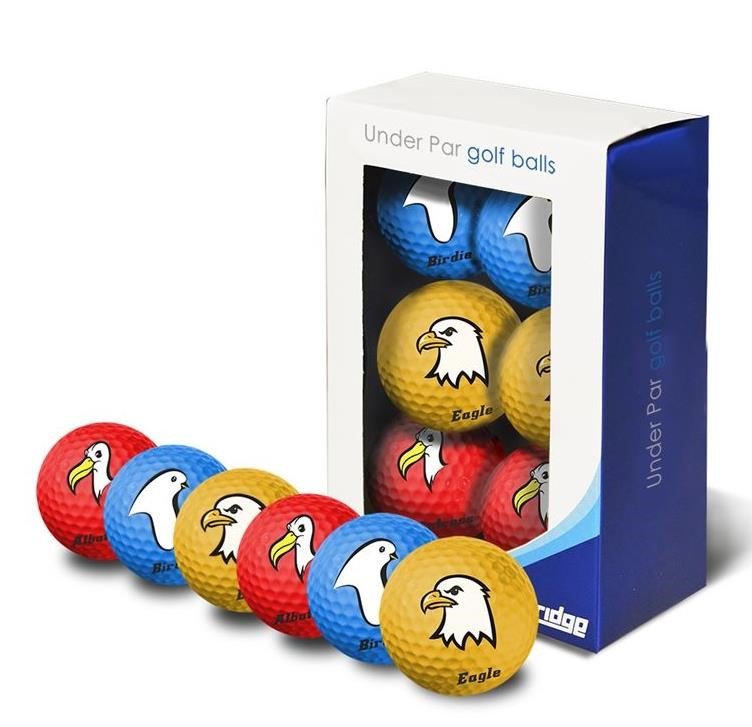 Longridge Under Par palline da golf, mix di colori