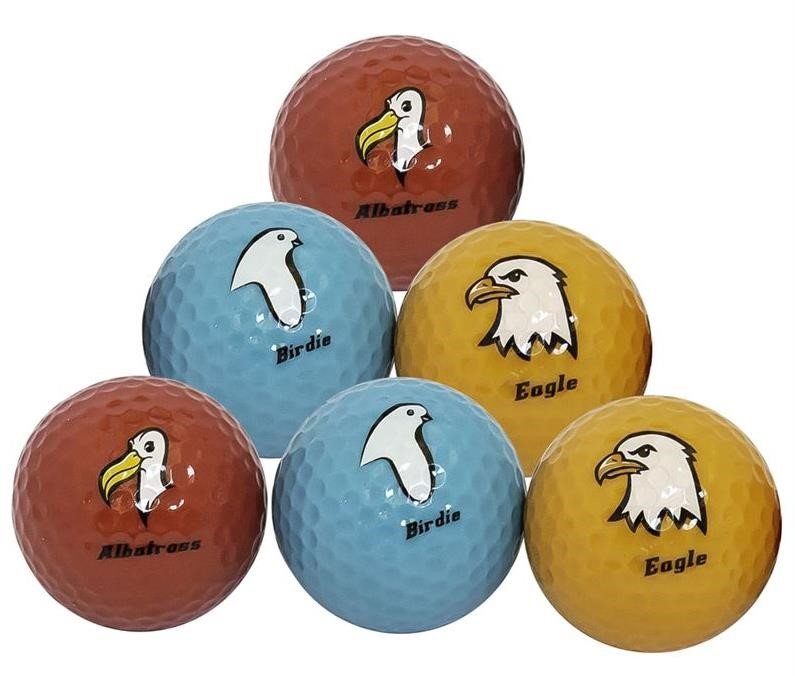 Longridge Under Par palline da golf, mix di colori