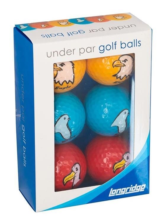 Longridge Under Par palline da golf, mix di colori