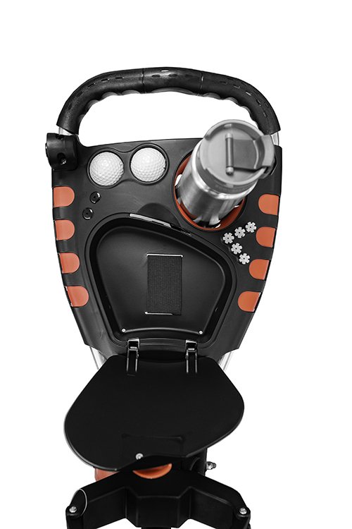 Ezeglide Compact+ carrello manuale, charcoal/rosso