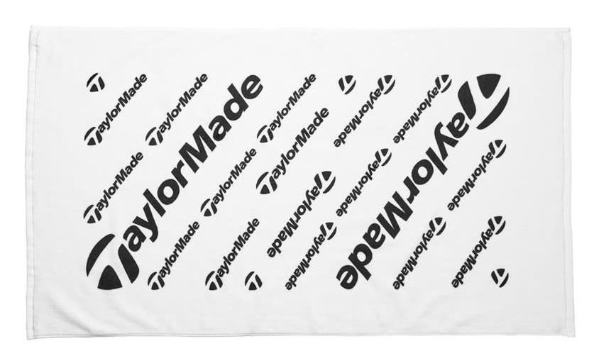 TaylorMade Tour Towel 24" x 42" asciugamano, bianco