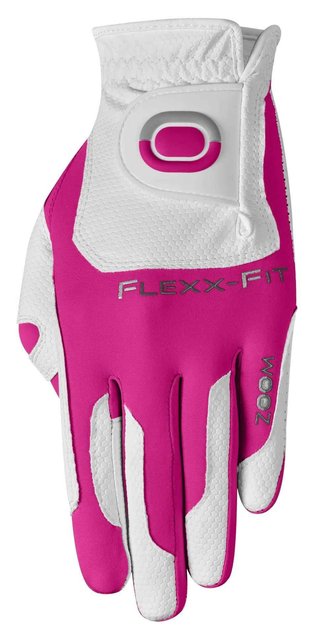 Zoom Zoom Weather guanto da golf junior, bianco/fucsia