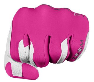 Zoom Zoom Weather guanto da golf junior, bianco/fucsia