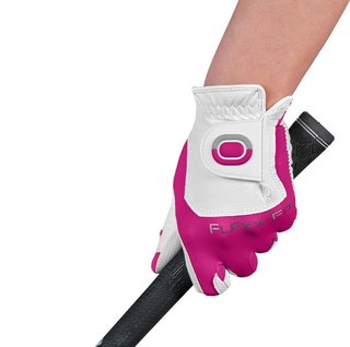 Zoom Zoom Weather guanto da golf junior, bianco/fucsia