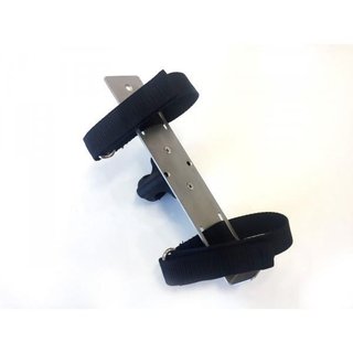 Davies Caddy portabatteria, argento spazzolato