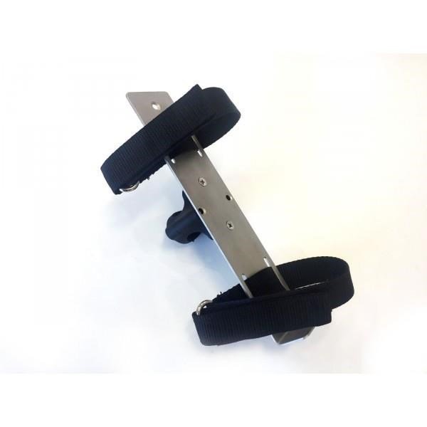 Davies Caddy portabatteria, argento spazzolato