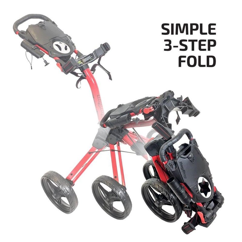 Bag Boy Compact C3 carrello manuale, argento/nero