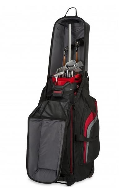 Bag Boy T-10 travel bag, nero/rosso