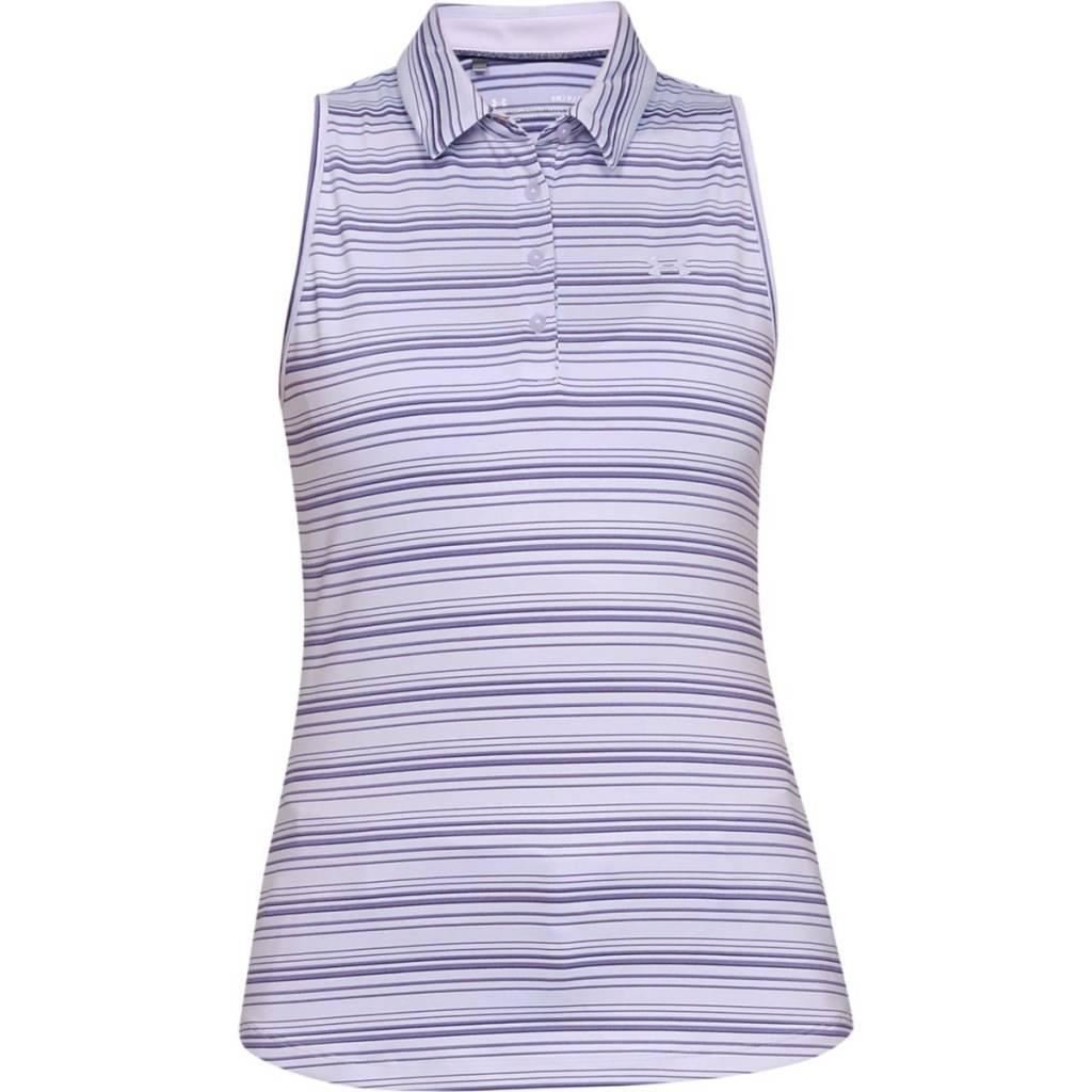 Under Armour Zinger Sleeveless polo da donna, viola