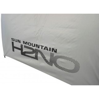 Sun Mountain H2NO UV 30SPF Dual Canopy ombrello automatico a doppia cupola, argento