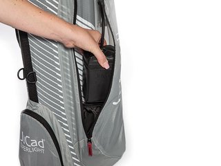JuCad Superlight stand bag, bianco/blu