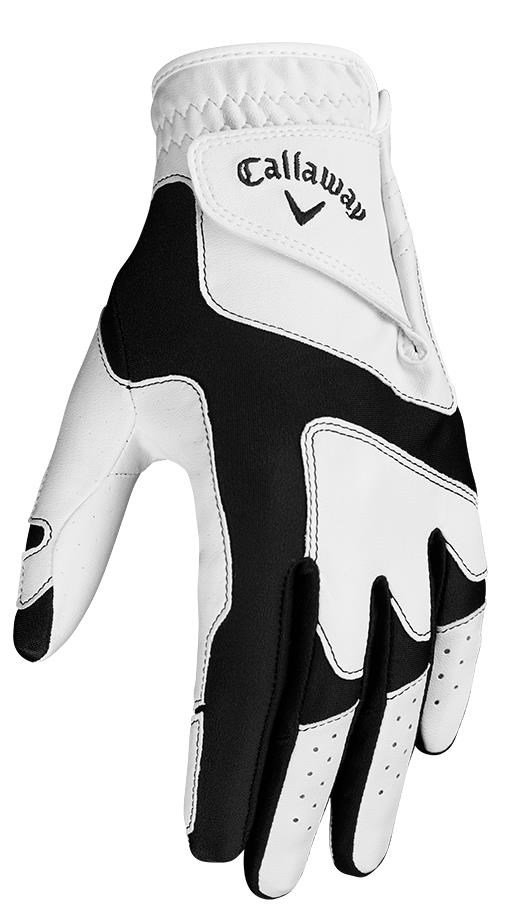 Callaway Opti Fit guanto da golf donna, bianco/nero