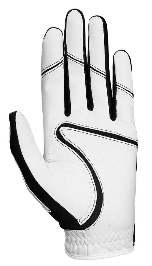 Callaway Opti Fit guanto da golf donna, bianco/nero