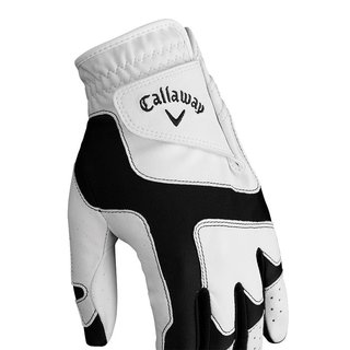 Callaway Opti Fit guanto da golf donna, bianco/nero