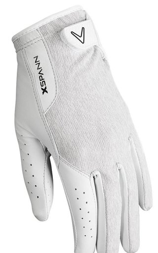 Callaway X Spann 19 guanto da golf donna, bianco